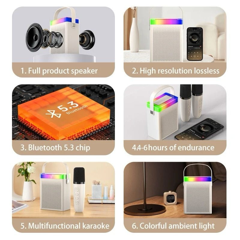 Kisonli G22 Mini Bt Portable Karaoke Speaker